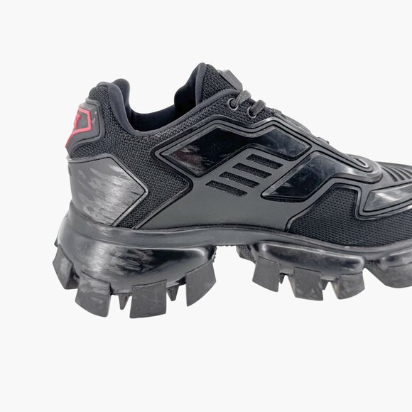 Prada Cloudbust Thunder Sneakers Men 5.5 Women 9.5 Black Chunky Lug Sole Shoe - Picture 12 of 15